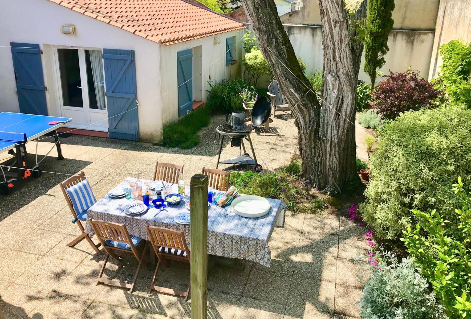 Villa "Mignon" Avec Studio Independant, Tout A Pied, Plage A 4 Mn, 6 Pers, 2 Sde Saint-Jean-de-Monts Exterior foto