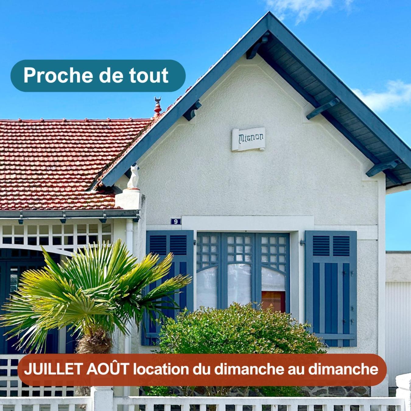 Villa "Mignon" Avec Studio Independant, Tout A Pied, Plage A 4 Mn, 6 Pers, 2 Sde Saint-Jean-de-Monts Exterior foto